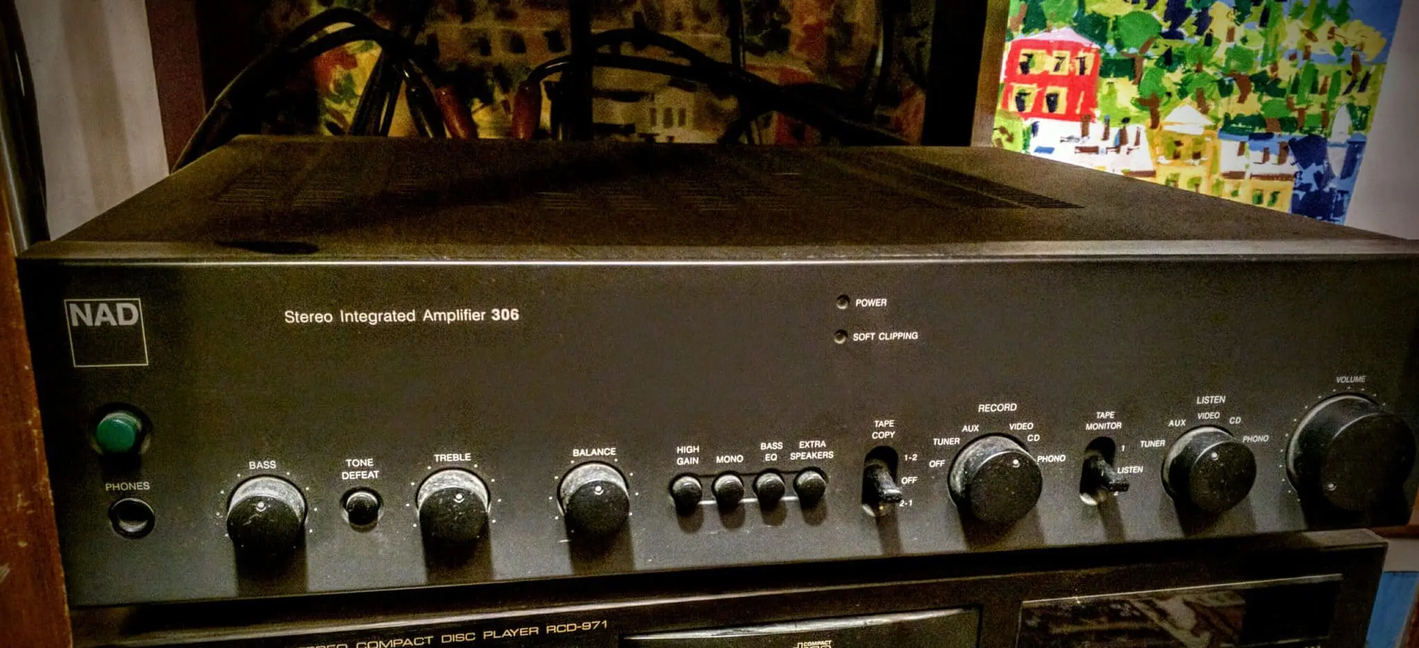 NAD 306 vintage stereo integrated amplifier