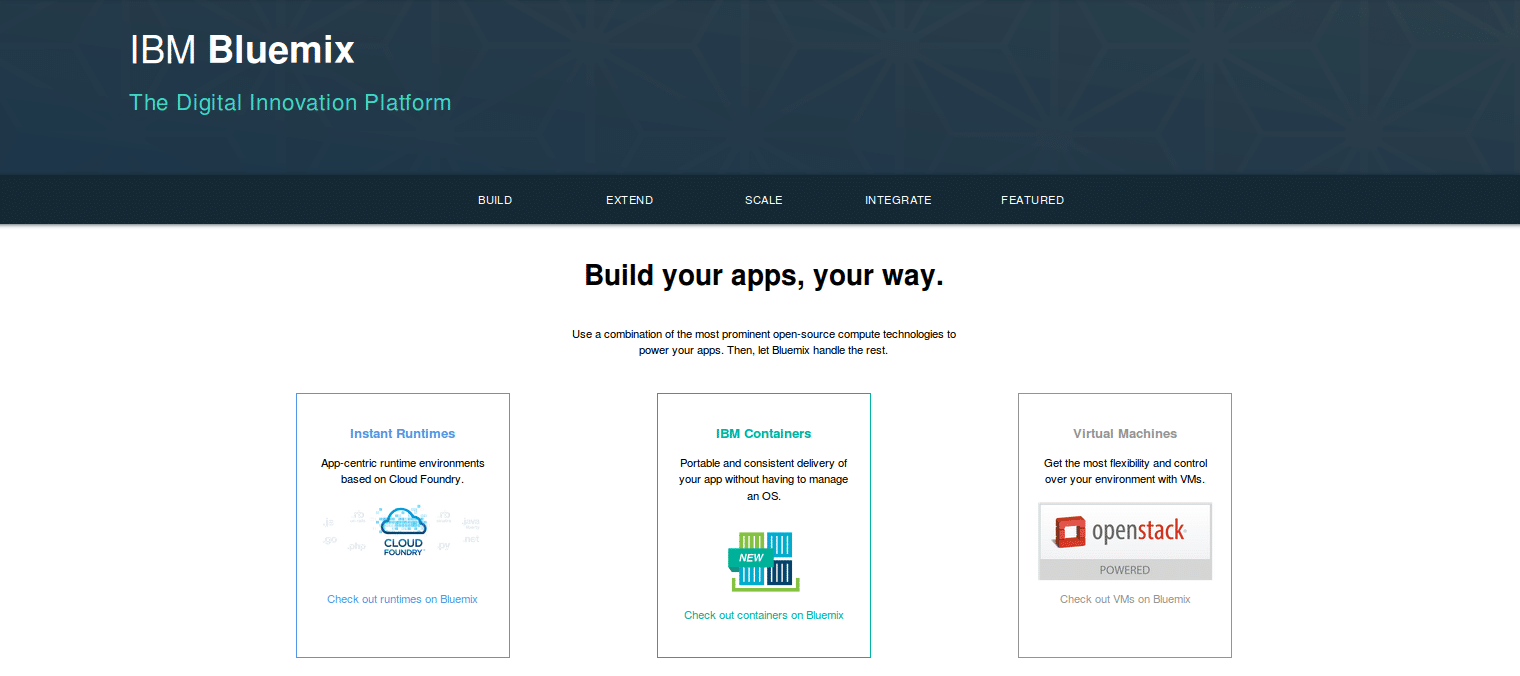 Bluemix overview