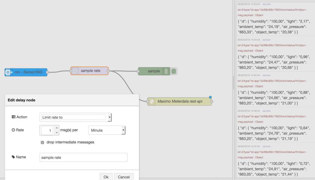 IoT meterdata sampling