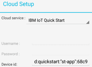 TI SensorTag Cloud Setup