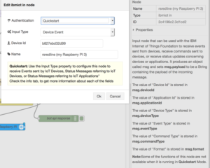 IBM IoT foundation node for Raspberry