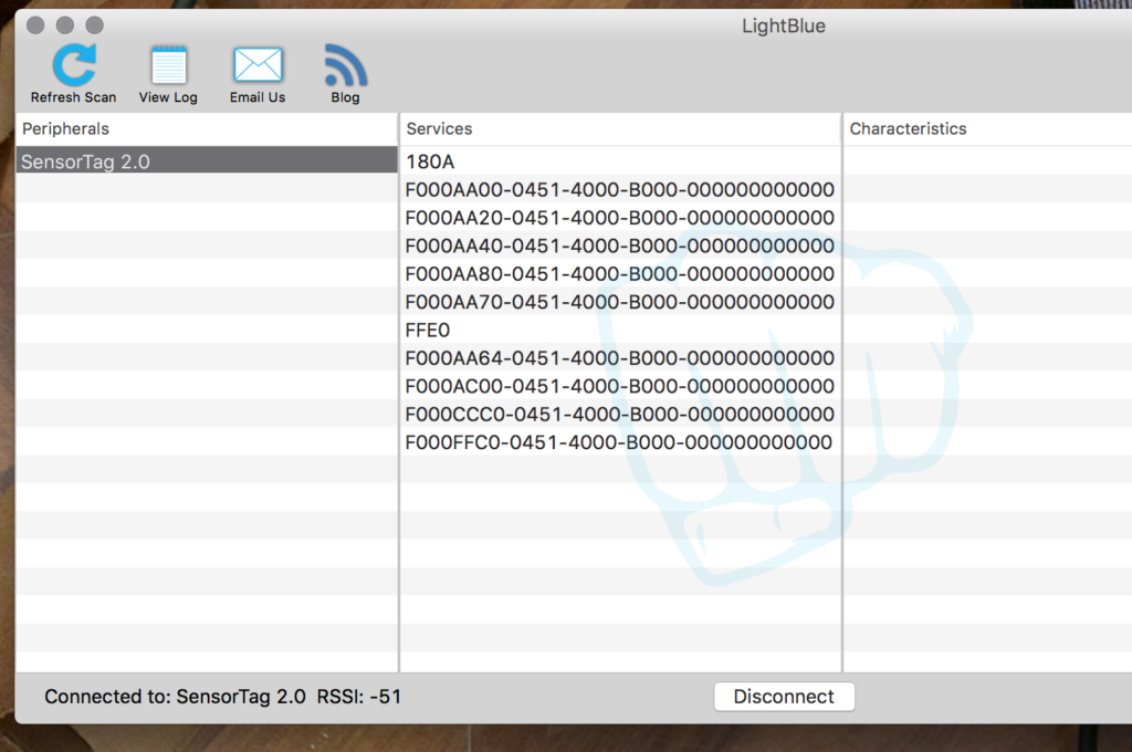 Connect Sensor Tag to Watson IoT platform using a MacBook as gateway