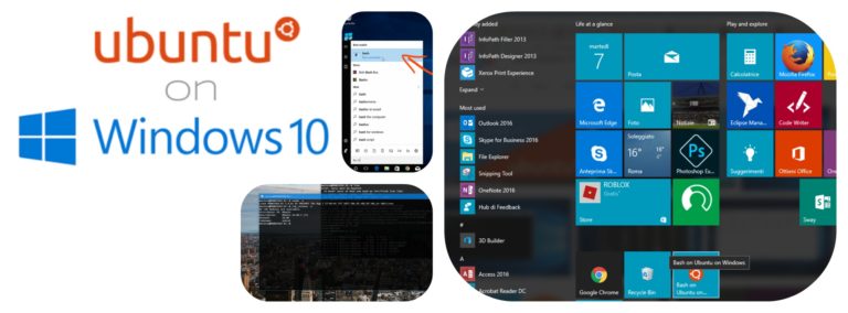 ubuntu bash on windows 10