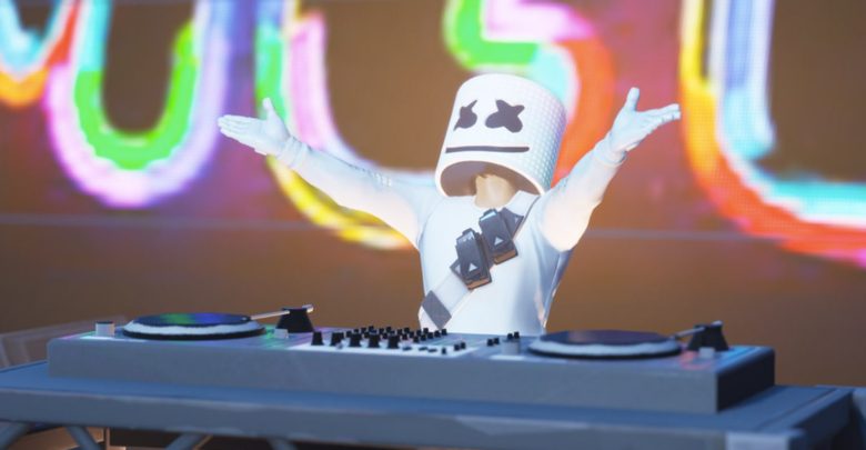 Marshmello event in Fortnite