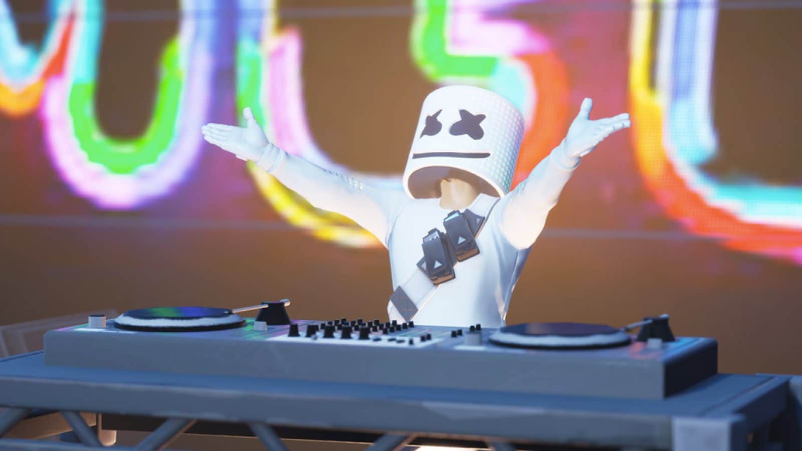 Marshmello event in Fortnite